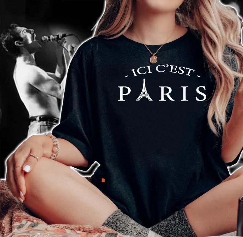 Ici C'est Paris Here it's Paris Welcome Messi 2021 shirt woman shirt