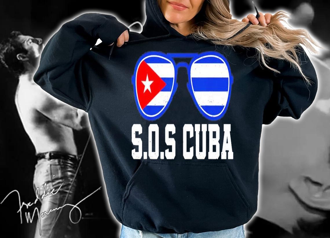 Sos Cuba Flag sunglasses shirt hoodie