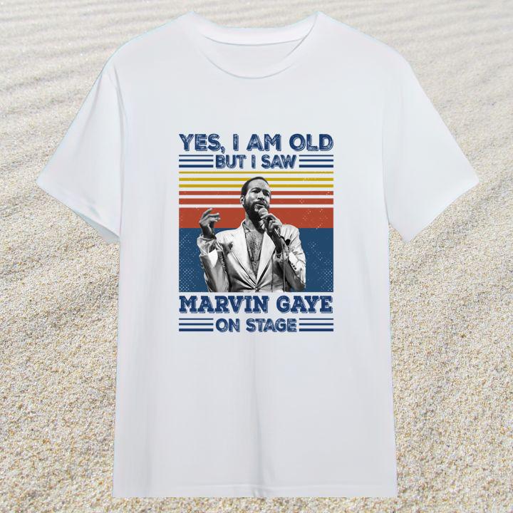 Hot Yes I Am Old But I Saw Marvin Gaye On Stage Signature Vintage T-Shirt
