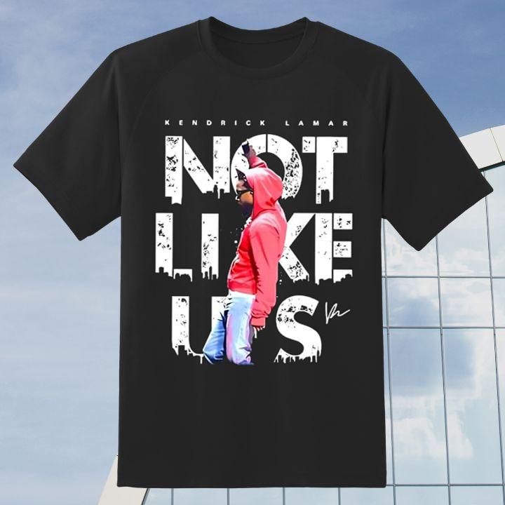 Kendrick Lamar Rapper Not Like Us Signed Shirt