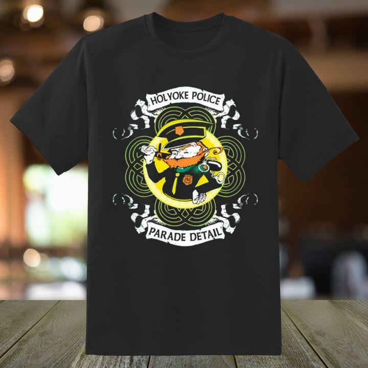 Holyoke Police St. Patricks Day Parade Detail Official Duty T-Shirt