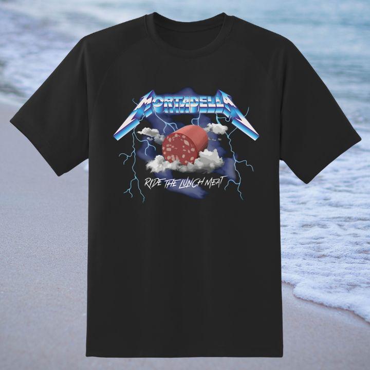 Ride The Lunch Meat Mortadella Funny Lovers Foodie T-Shirt