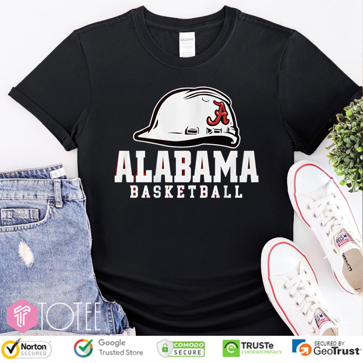 Hard Hat Alabama Crimson Tide Basketball T-Shirt