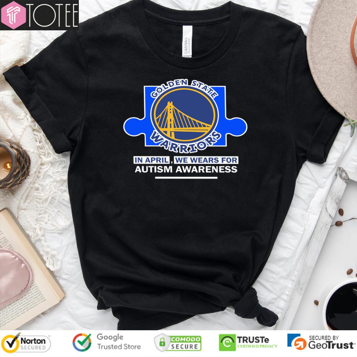Golden State Warriors In April We Wears For Autism Awareness Shirt