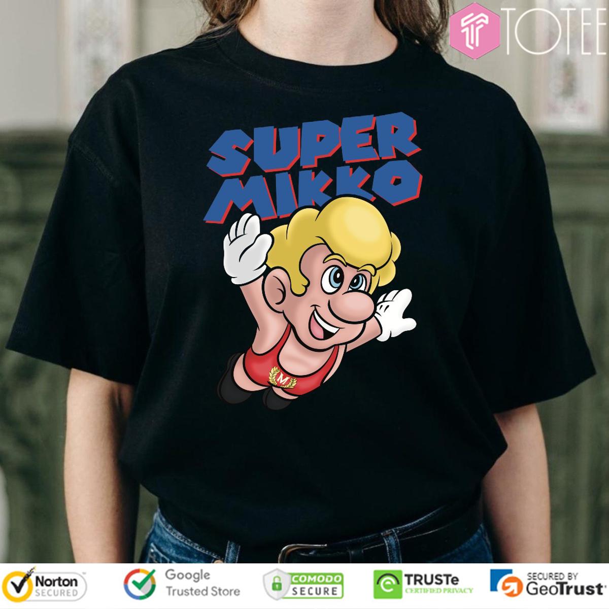 Super Mikko Parody Mikko Maestro Super Mario Bros T-Shirt