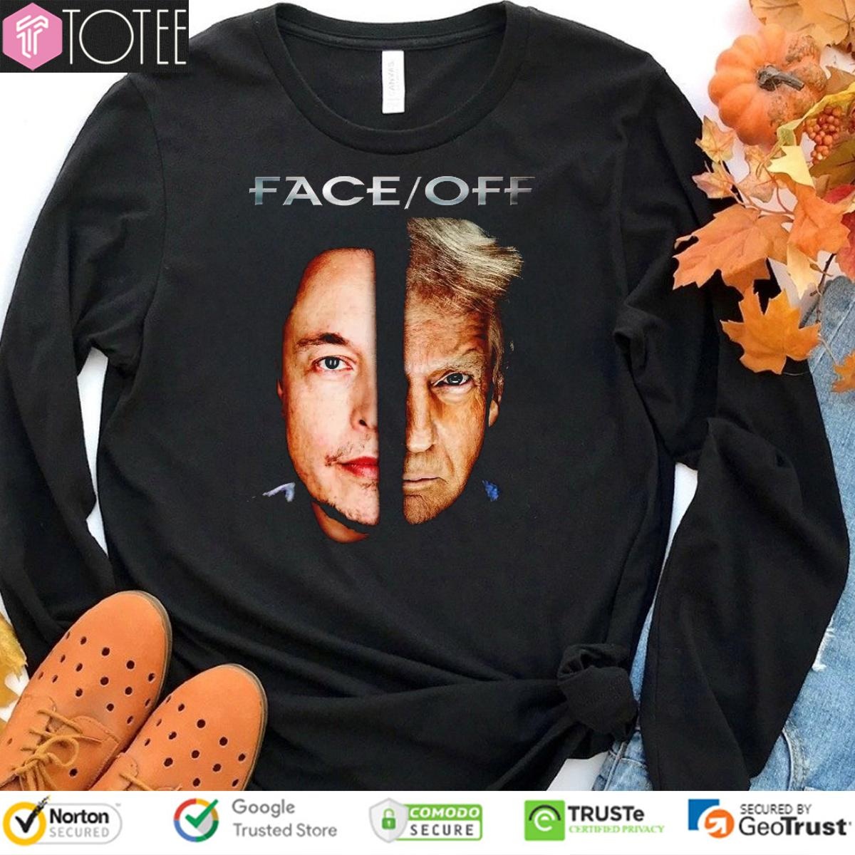 Elon Musk Trump Face Off sweatshirt