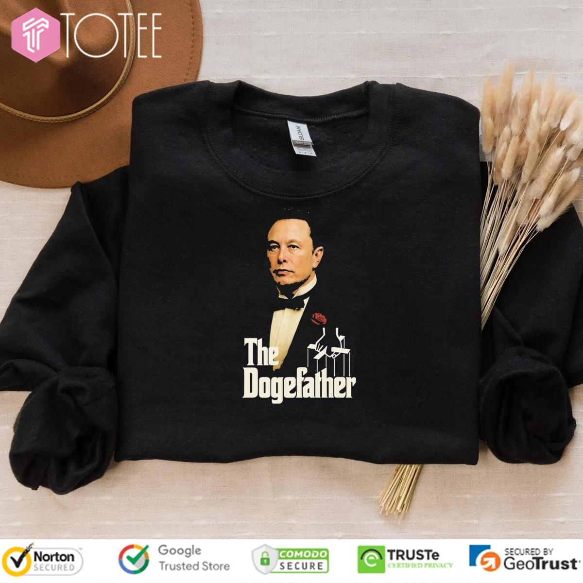 The Dogefather Elon Musk Parody The Godfather sweatshirt