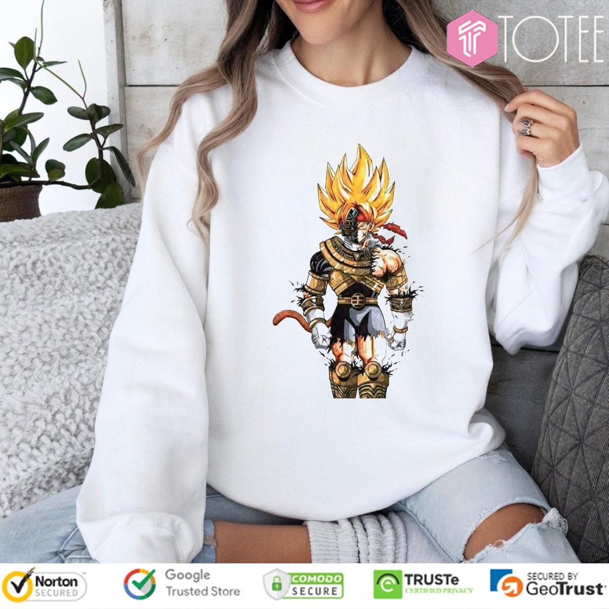 Super Saiyan Bardock Power Ranger Dragon Ball Fathers Day sweatshirt