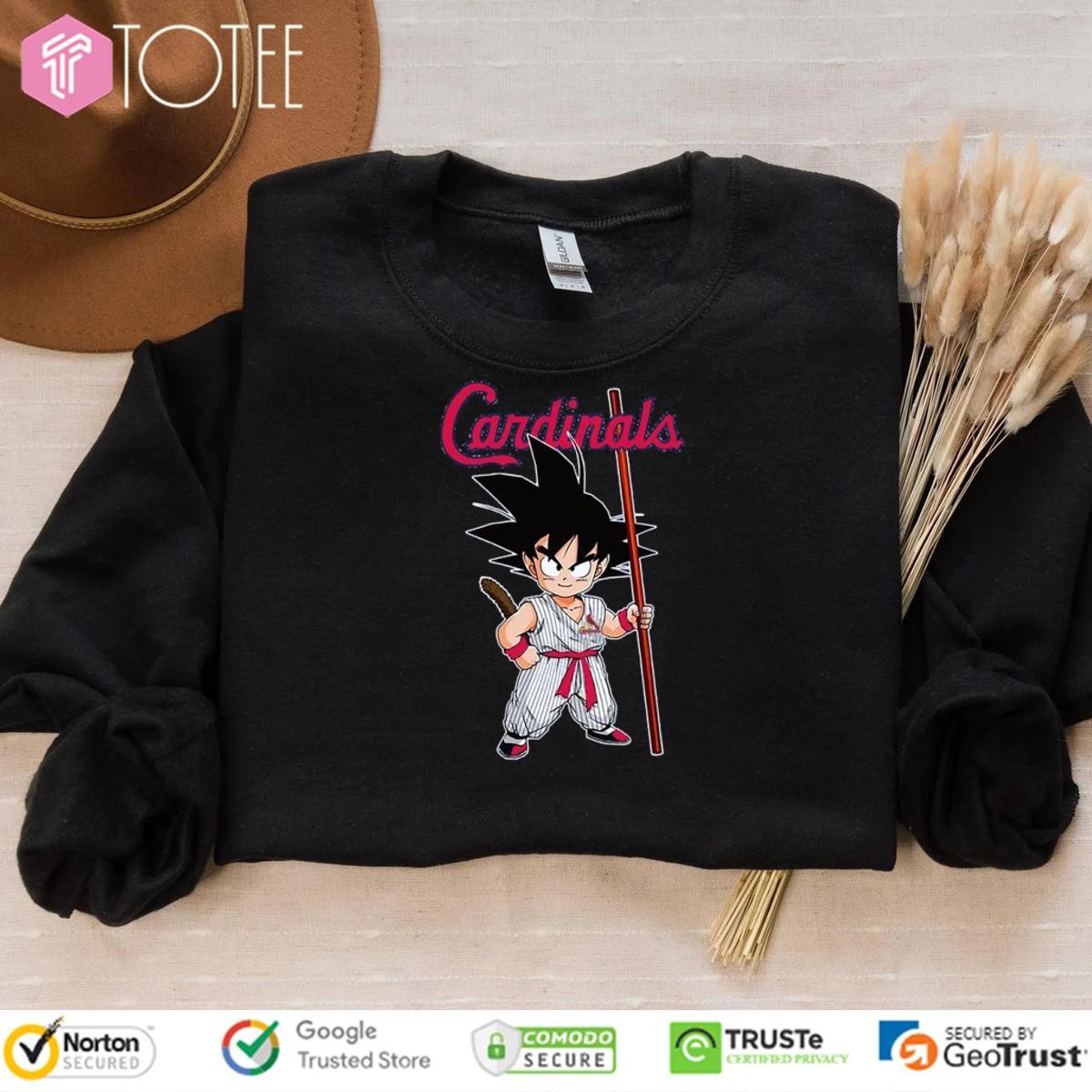 Dragon Ball Z Goku St. Louis Cardinals Baseball sweatshirt