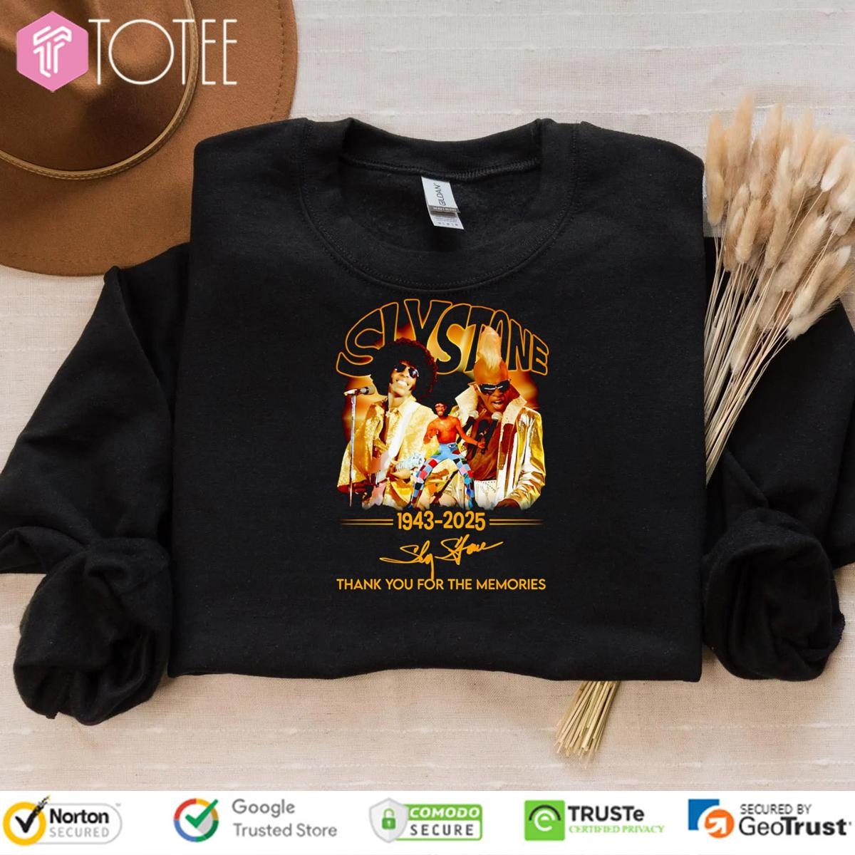 Sly Stone 1943-2025 Signature sweatshirt