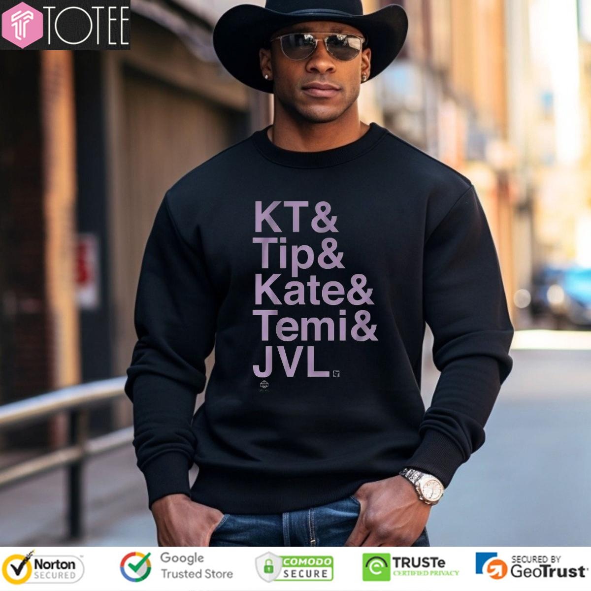 Golden State Valkyries Players Names Kt Tip Kate Temi Jvl sweatshirt