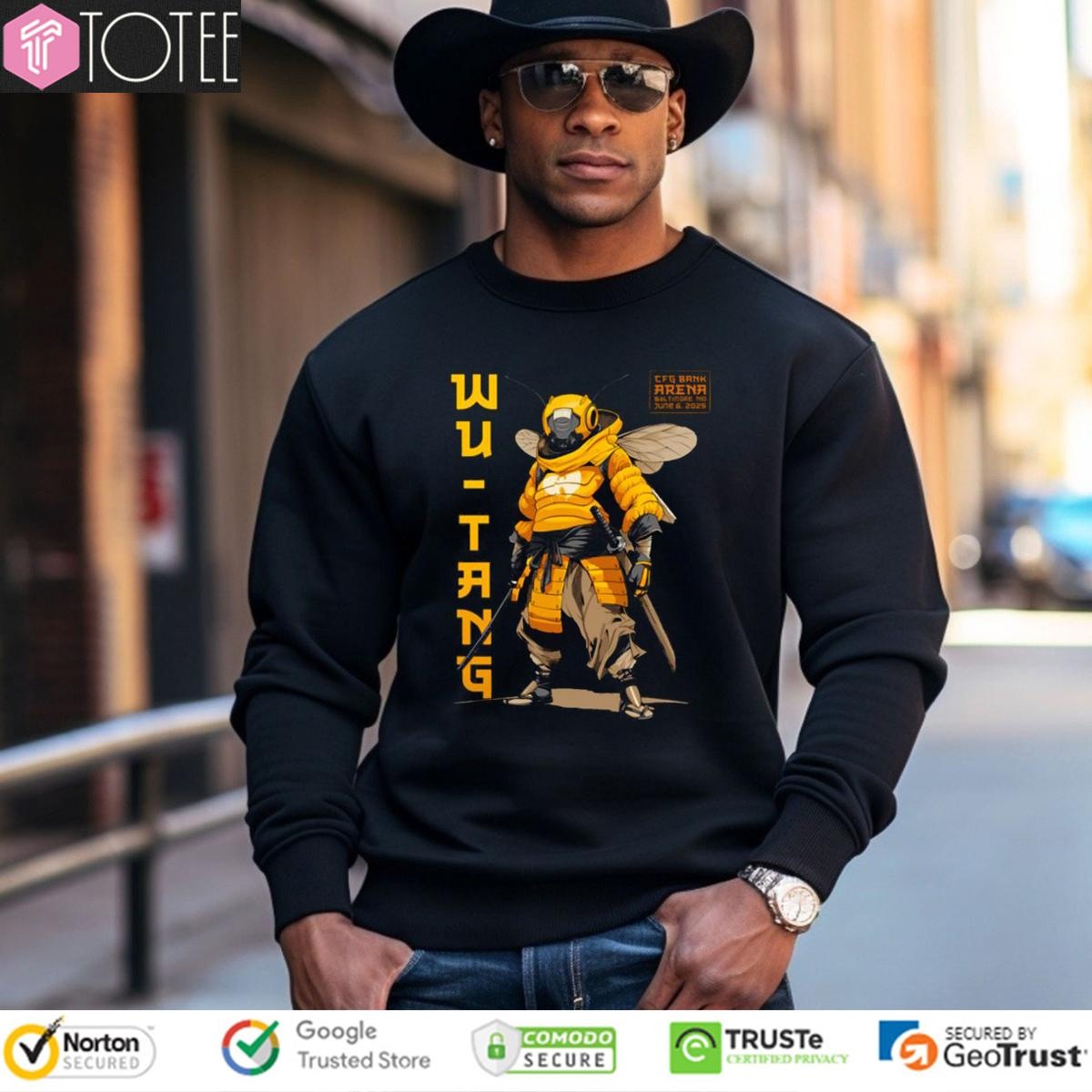 Bee Samurai Wu Tang Clan Baltimore June 6Th 2025 sweatshirt