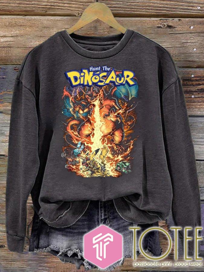 Hunt The Dinosaur Pokemon Charizard sweatshirt