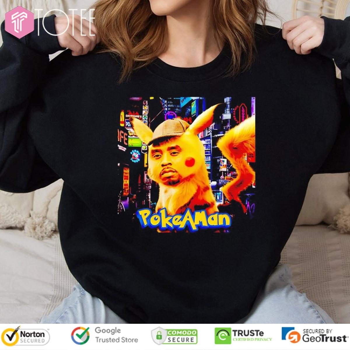 Pokeaman Parody Sean Combs Pikachu Pokemon sweatshirt