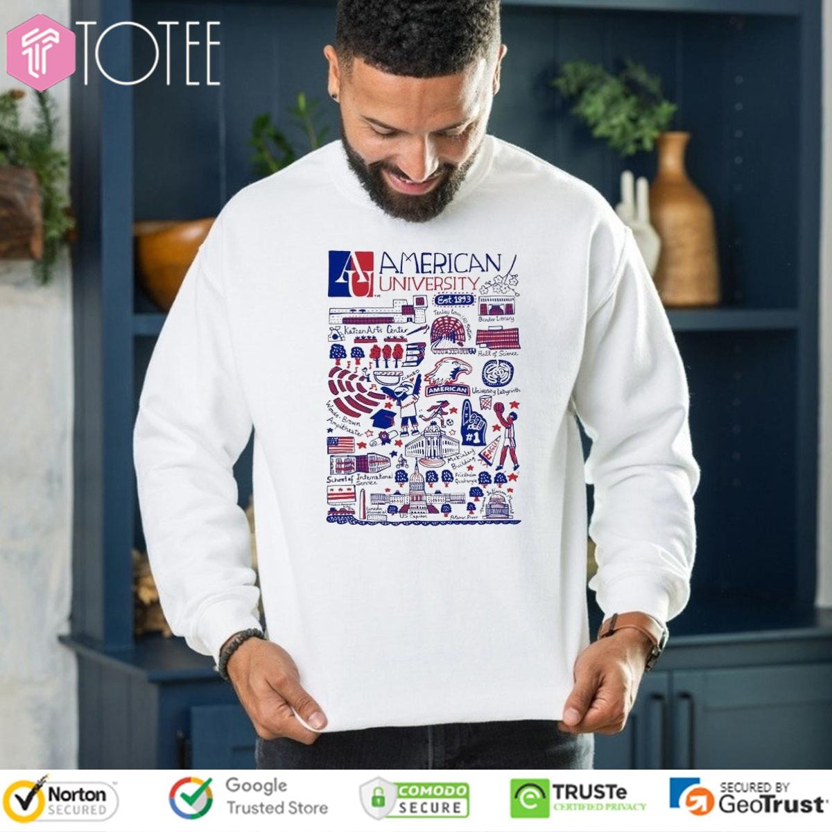 American University Art Illustration sweatshirt