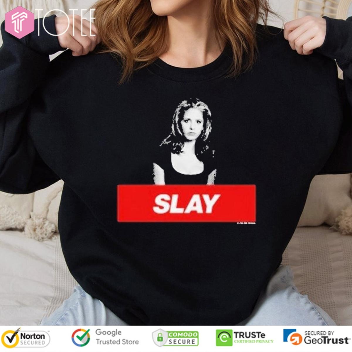 Buffy The Vampire Slayer Slay Photo Shirt sweatshirt