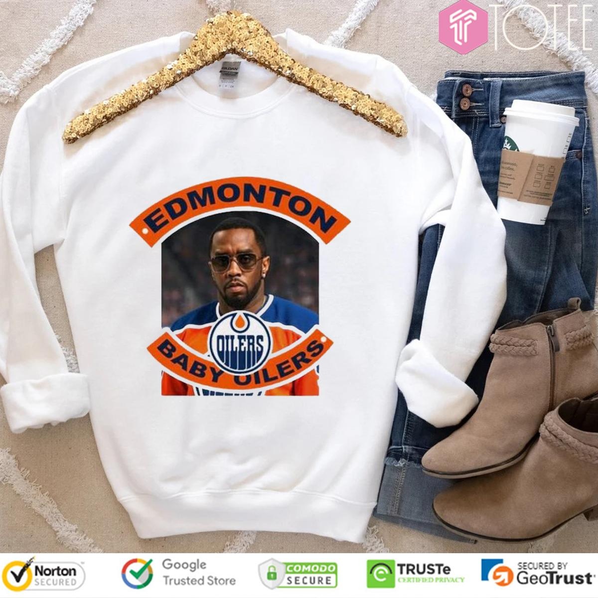 Edmonton Baby Oilers Parody Diddy Edmonton Oilers sweatshirt