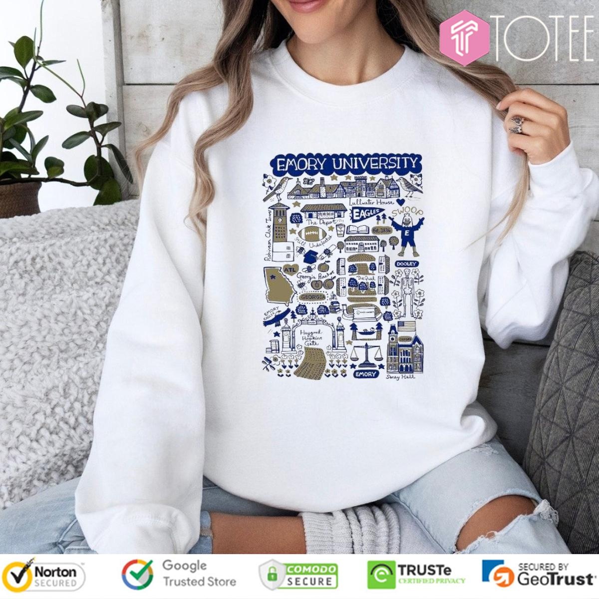 Emory University Art Illustration sweatshirt