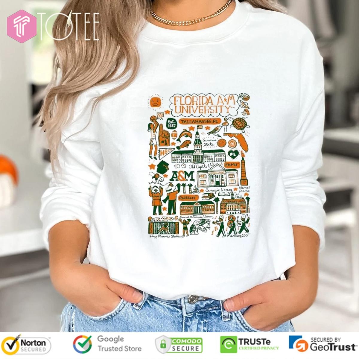 Florida A&M University Art Illustration sweatshirt