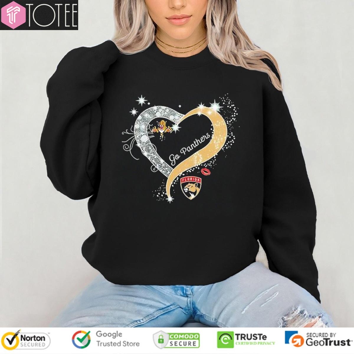 Florida Panthers Go Panthers Heart Shirt sweatshirt