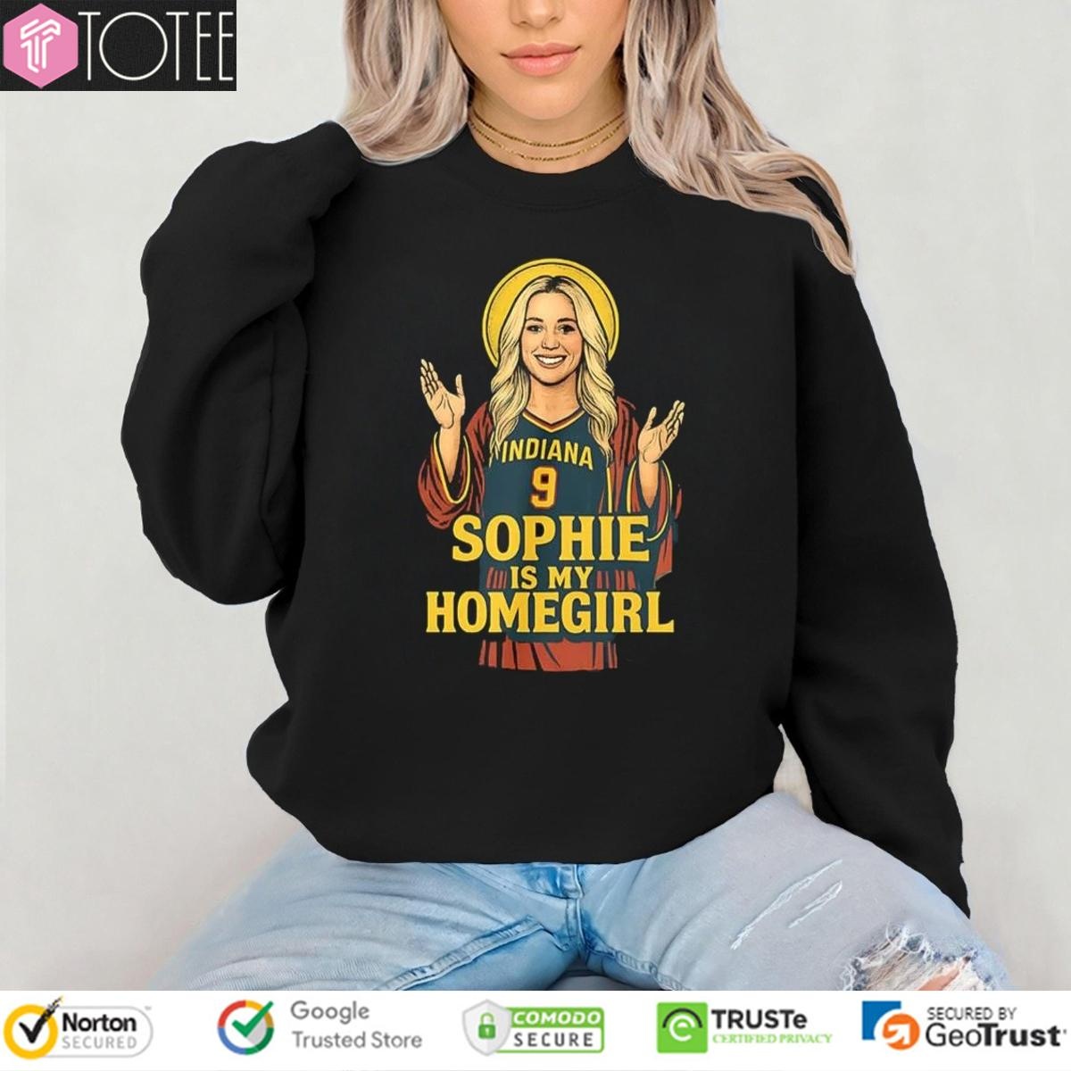 Indiana Fever Sophie Cunningham Jesus Is My Homegirl sweatshirt