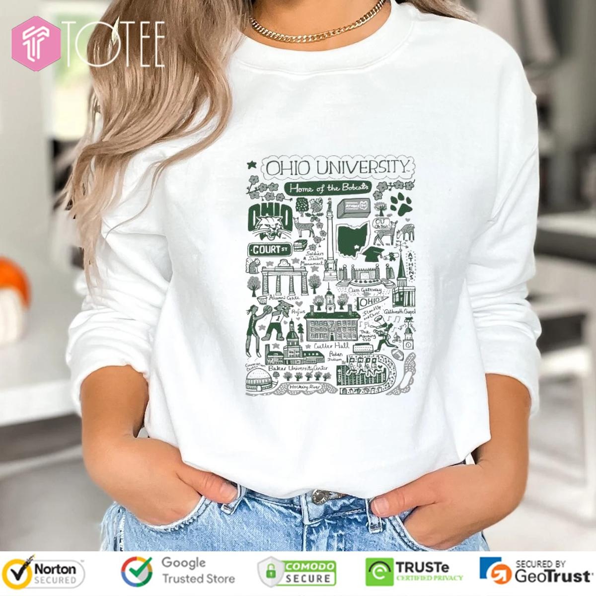 Ohio University Bobcats Art Illustration sweatshirt