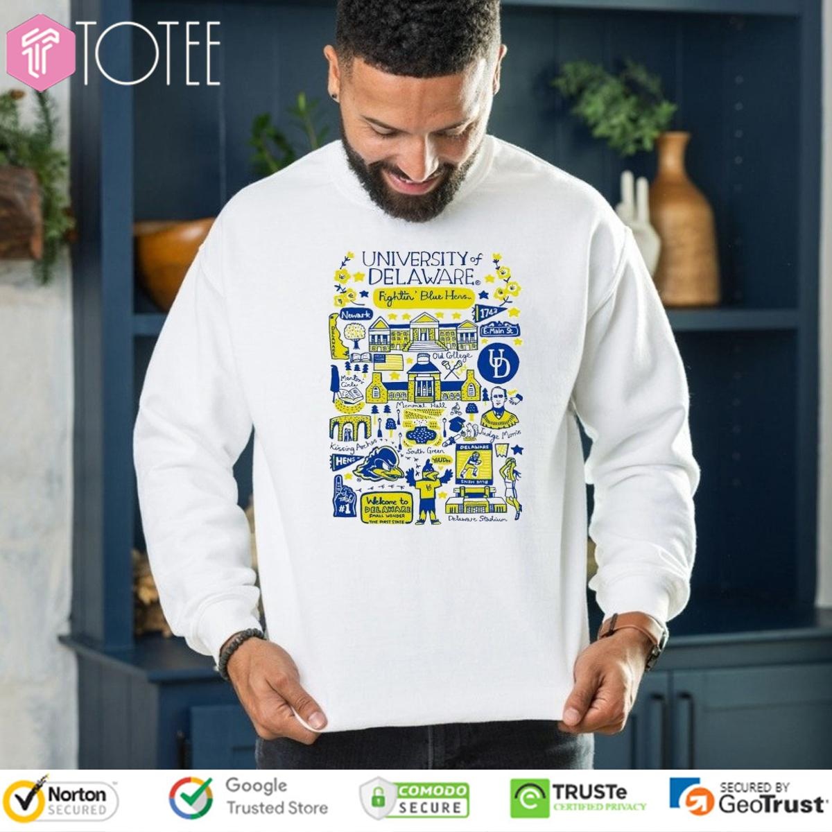 University Of Delaware Art Illustration sweatshirt
