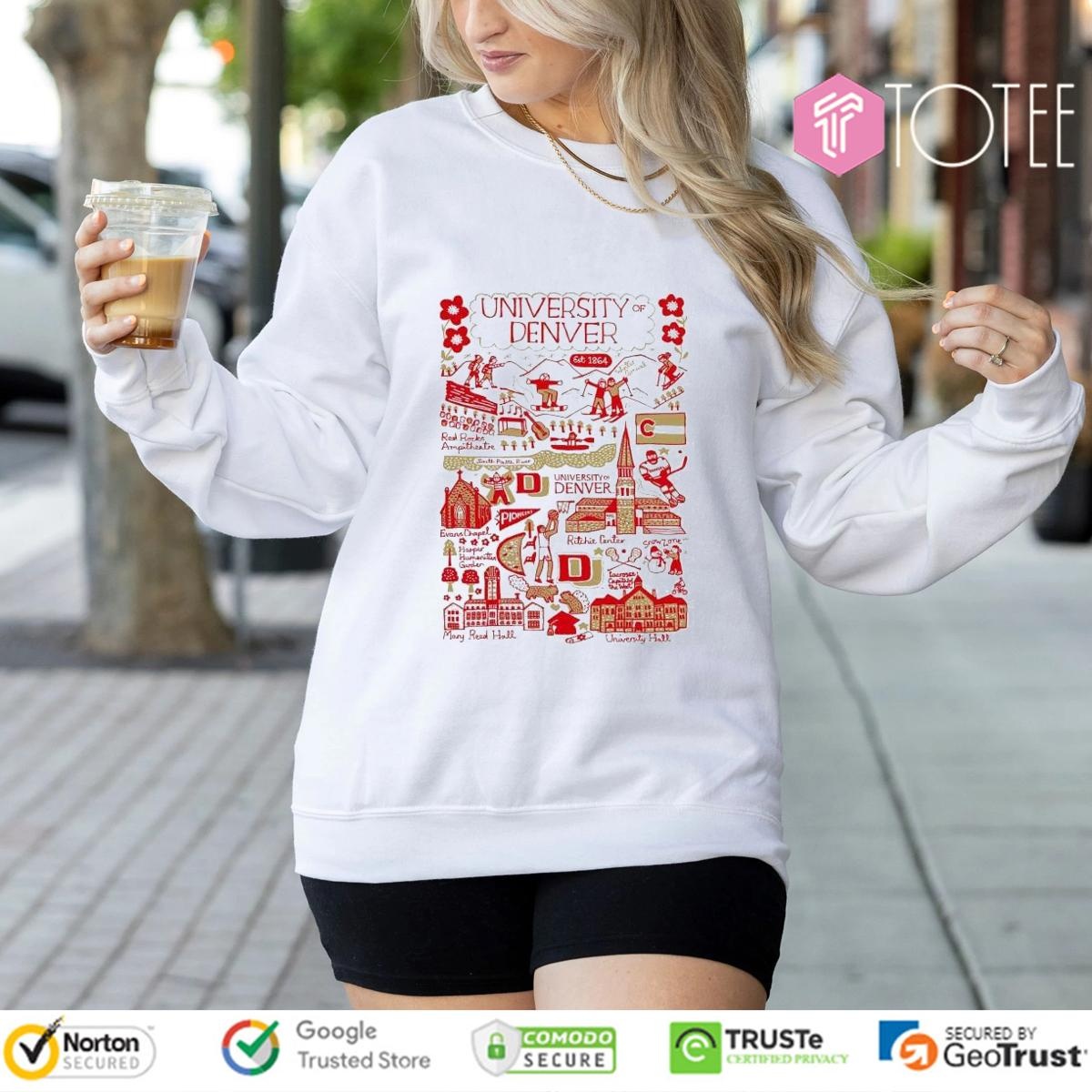 University Of Denver Art Illustration sweatshirt