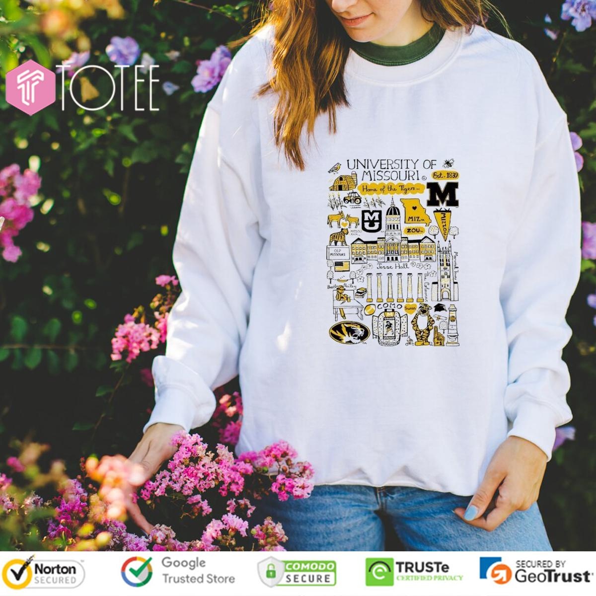 University Of Missouri Tigers Art Illustration sweatshirt