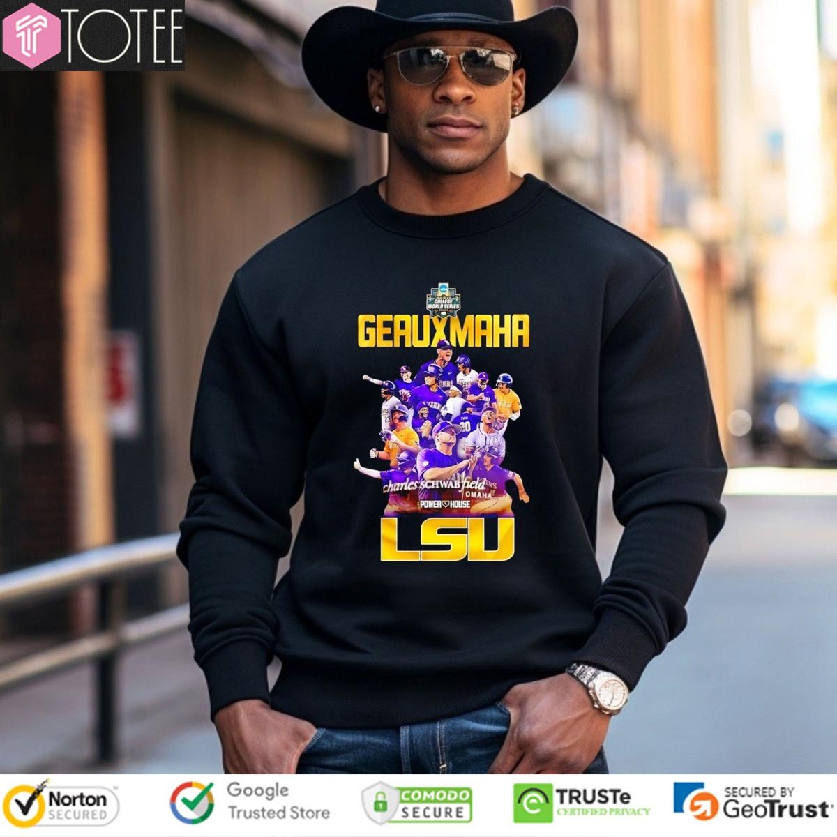 Tigers Baseball Geauxmaha 2025 Super Regional Champions sweatshirt
