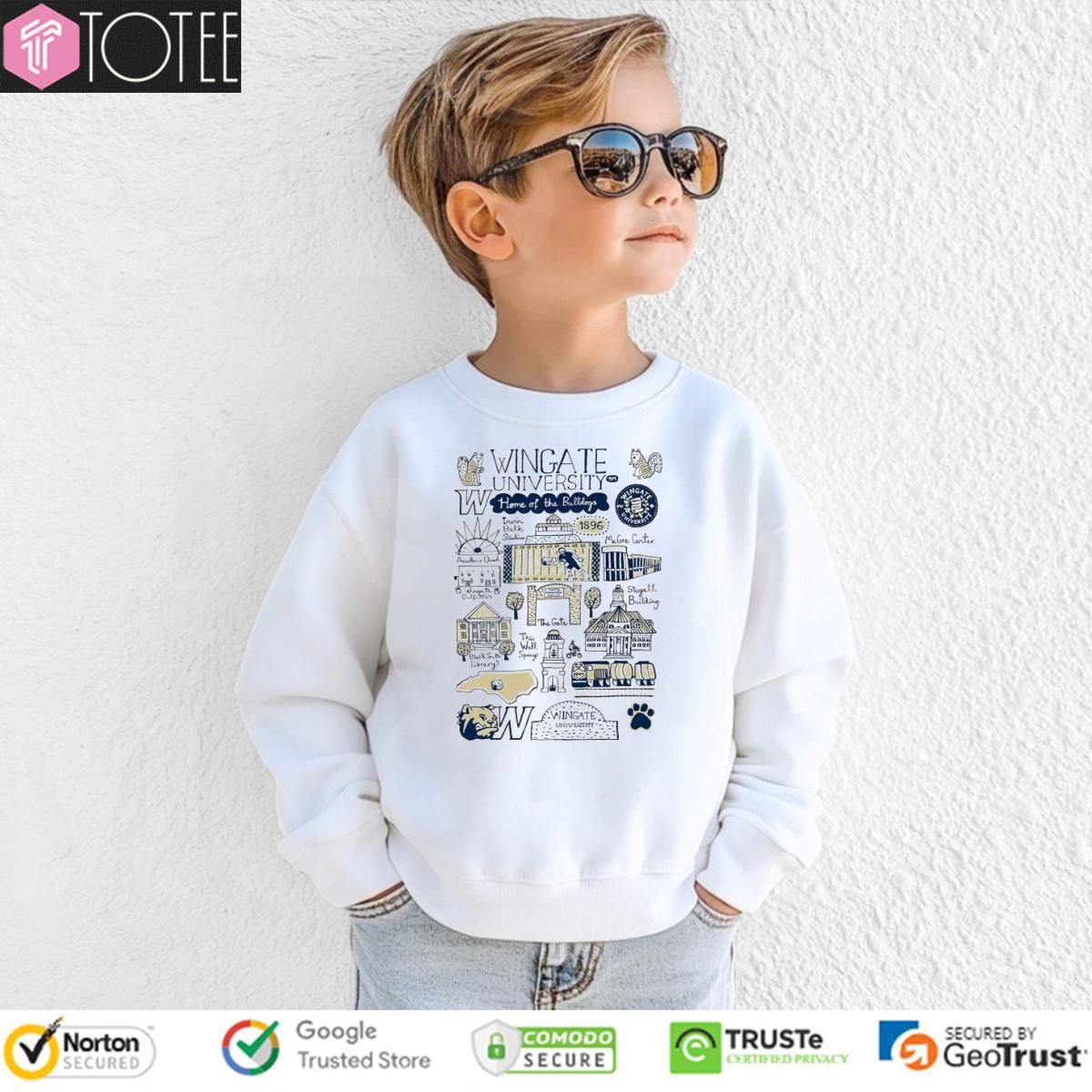 Wingate University Art Illustration sweatshirt