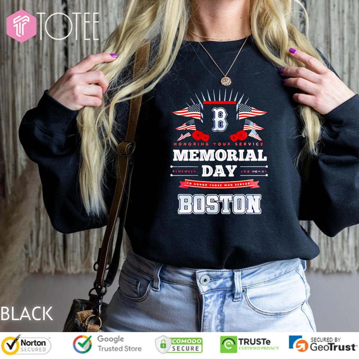 Boston Red Sox Honoring Your Service Memorial Day sweatshirt