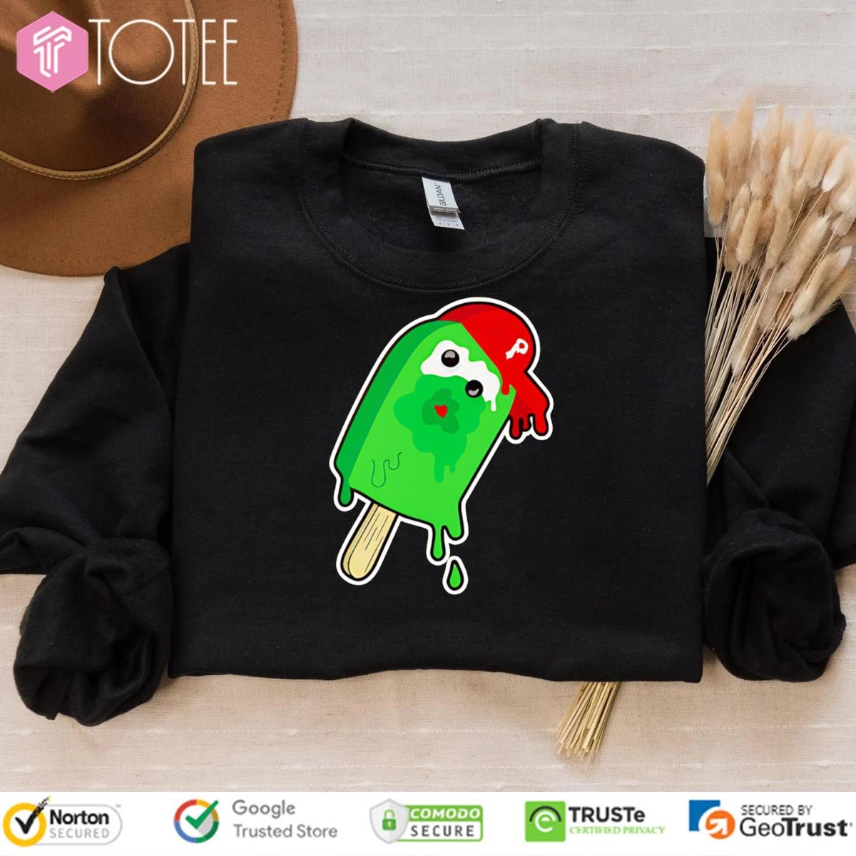 Phillie Phanatic Ice Cream Baseball Philadelphia Phillies Mascot sweatshirt