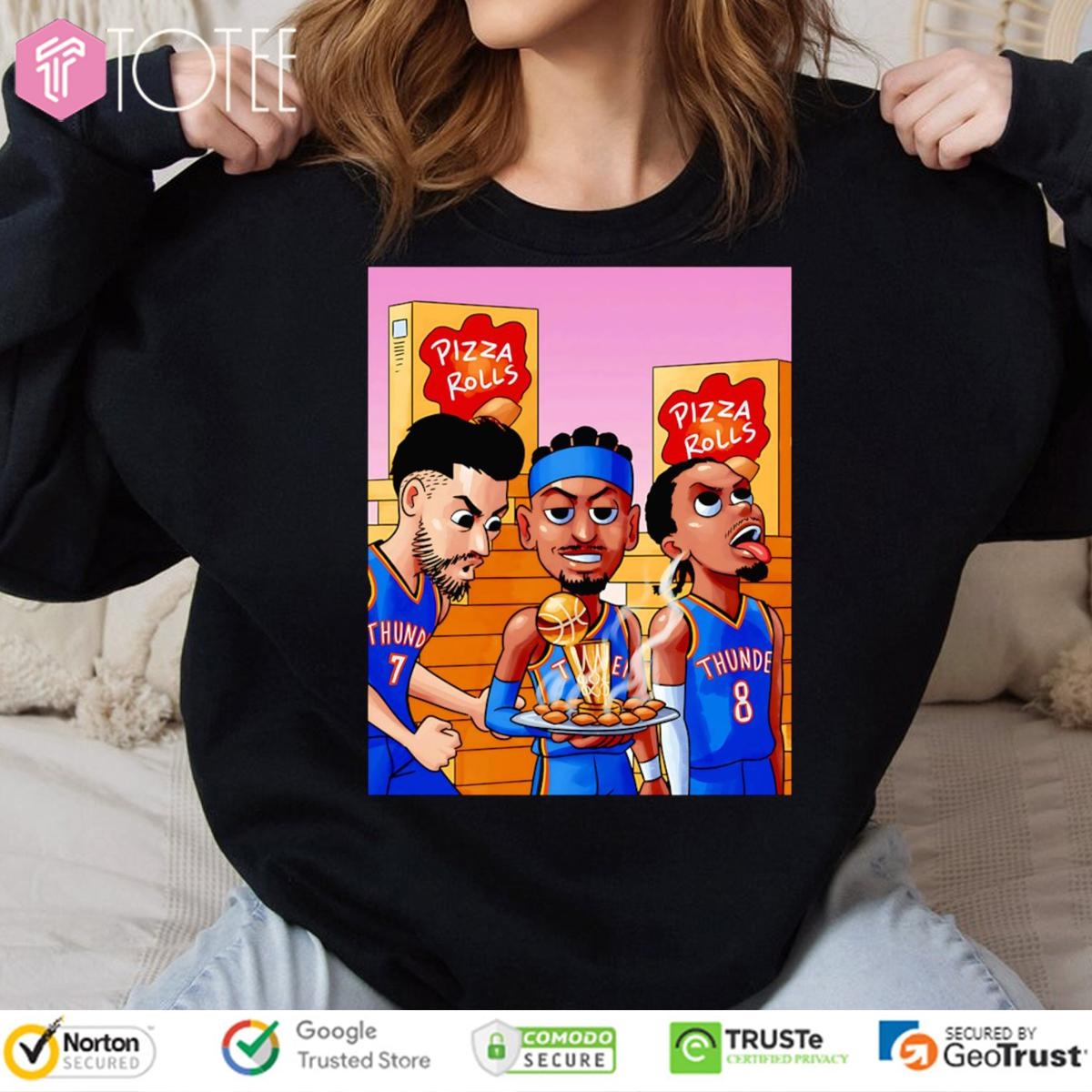 Pizza Rolls Oklahoma City Thunder sweatshirt