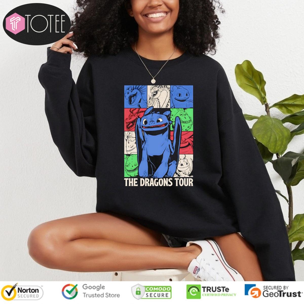 Toothless The Dragons Tour sweatshirt