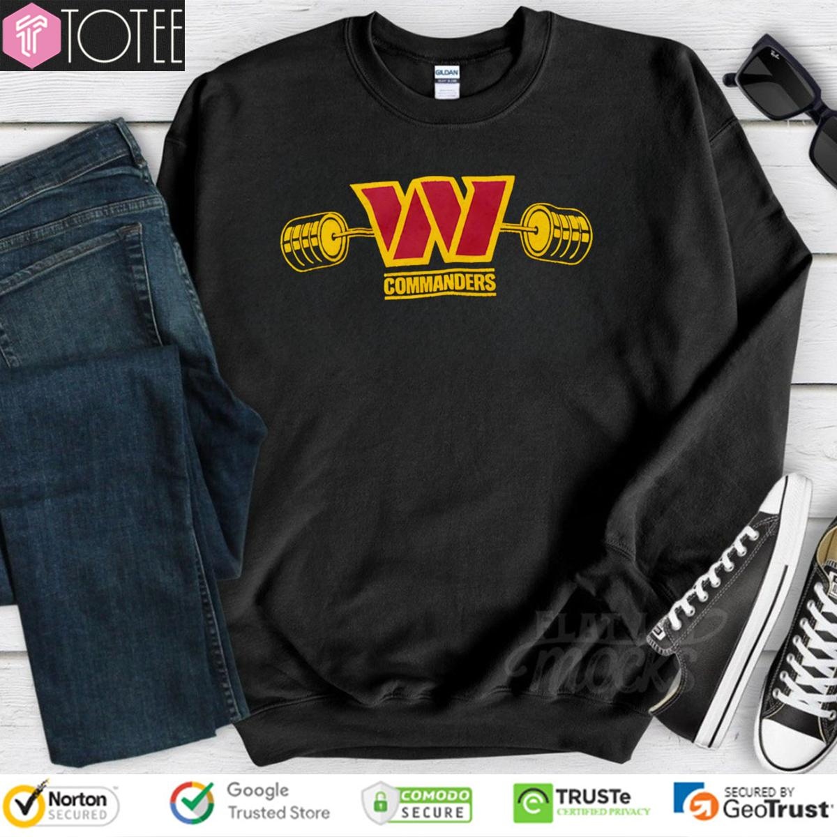 Weightlifting Washington Commanders Logo sweatshirt
