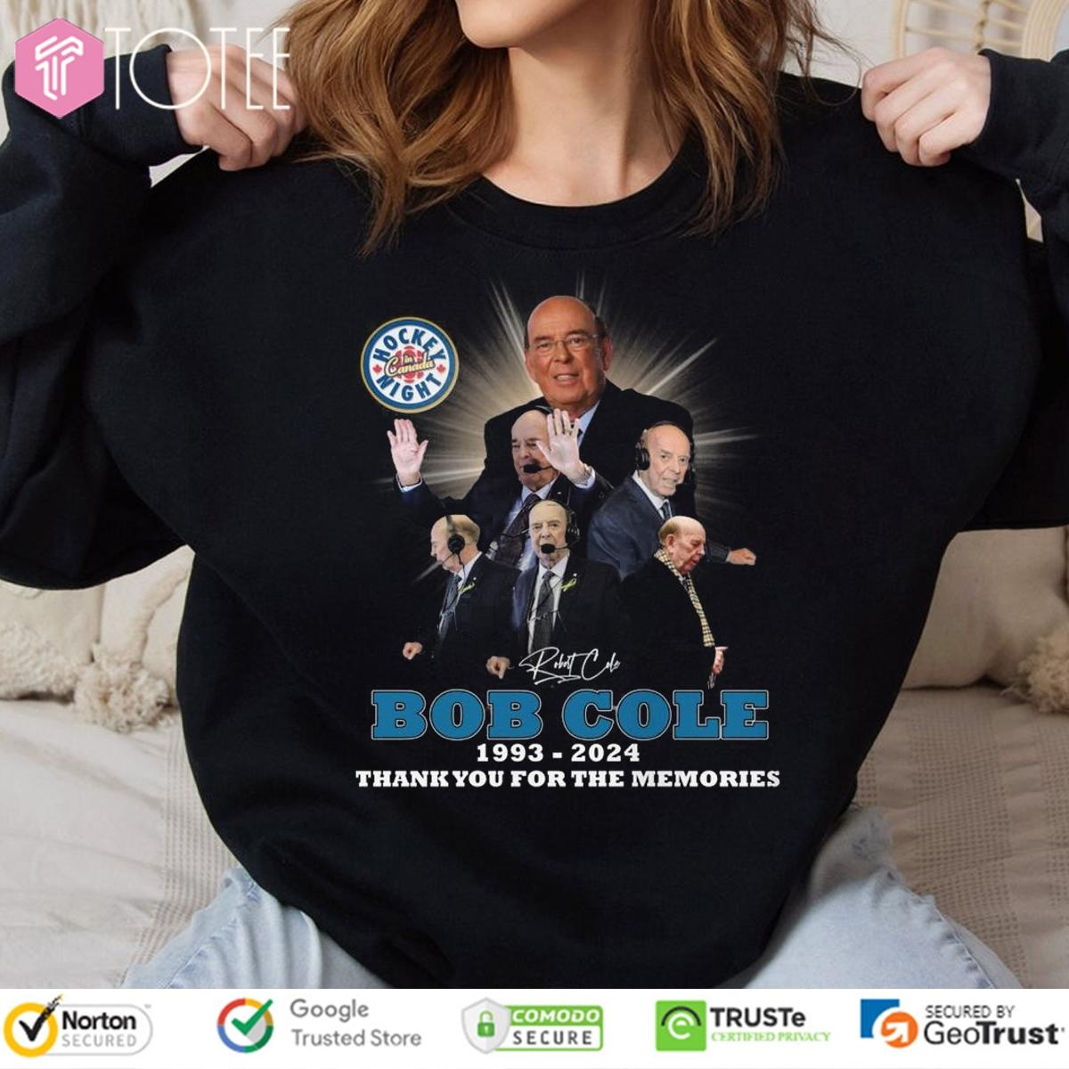 Hockey Night In Canada Bob Cole 1993-2024 Signature sweatshirt
