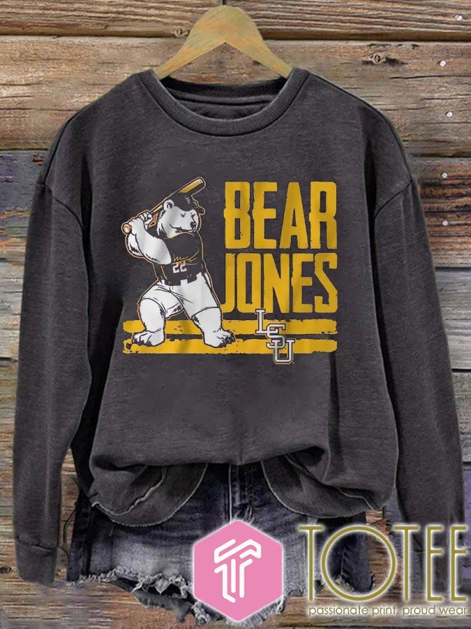 Bear Jones Ls Tigers Baseball Jared Jones sweatshirt