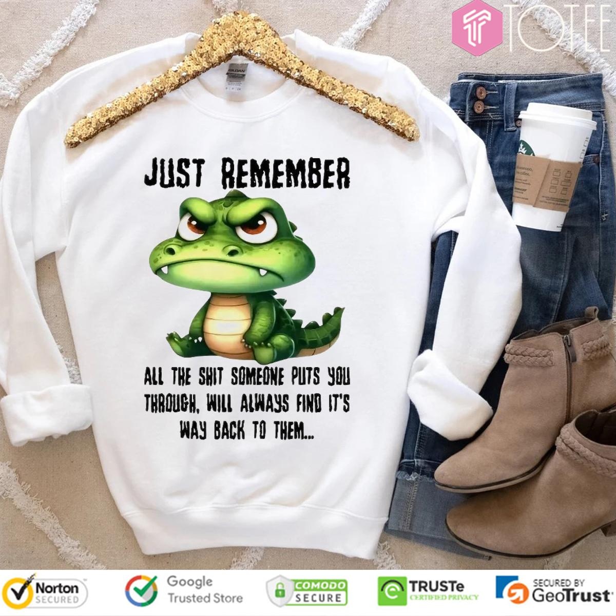 Dragon Just Remember All The Shit Someone Puts You Through Will Always Find sweatshirt