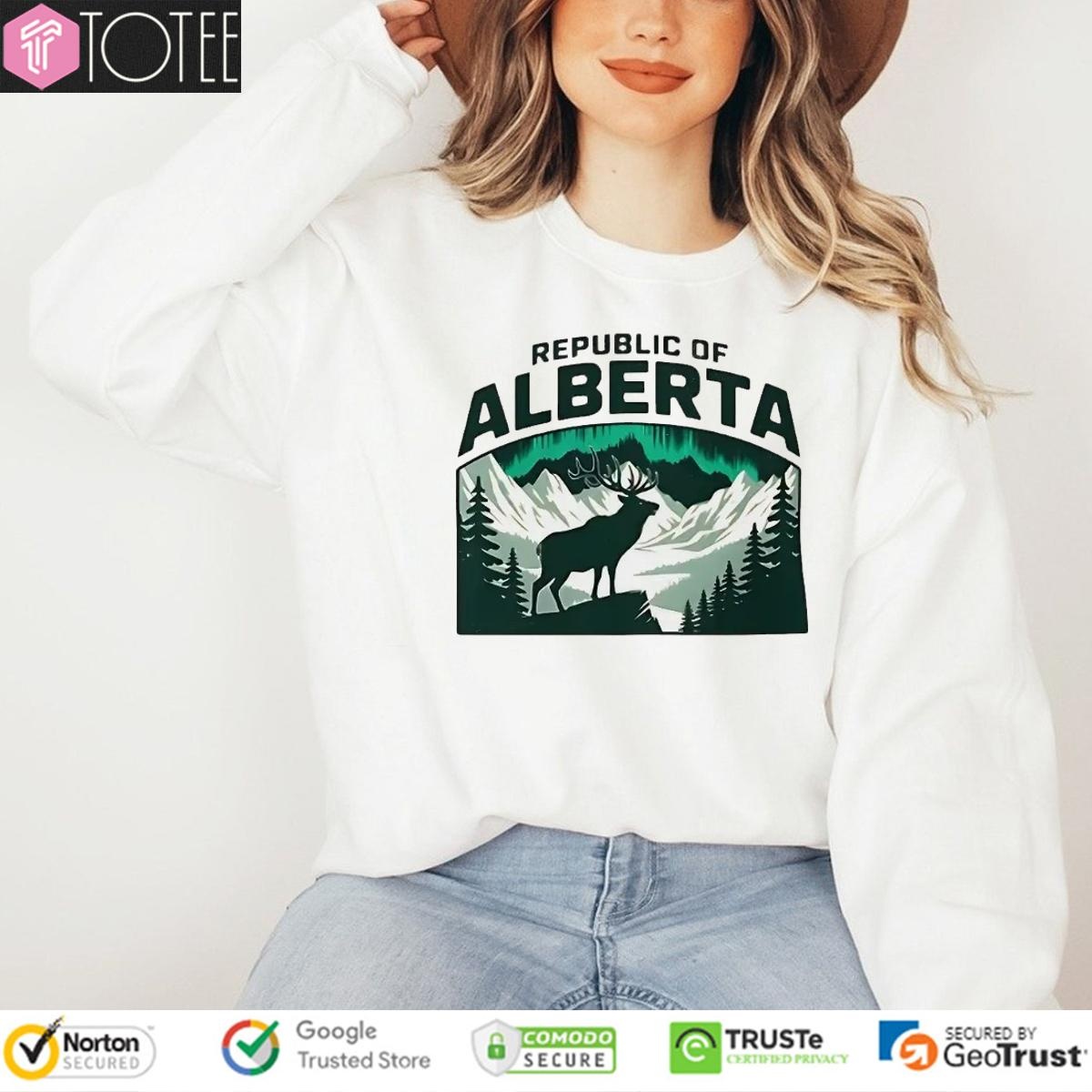 Republic Of Alberta Canada sweatshirt