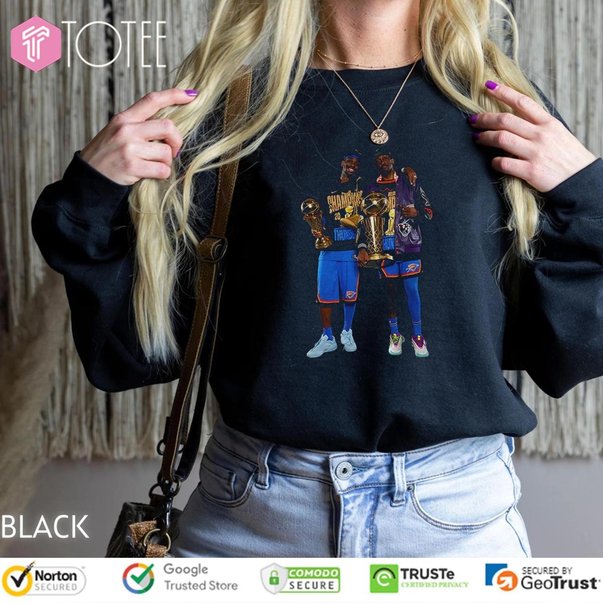 Sga And J-Dub Nba Shai Gilgeous-Alexander Jalen Williams Okc Champions sweatshirt