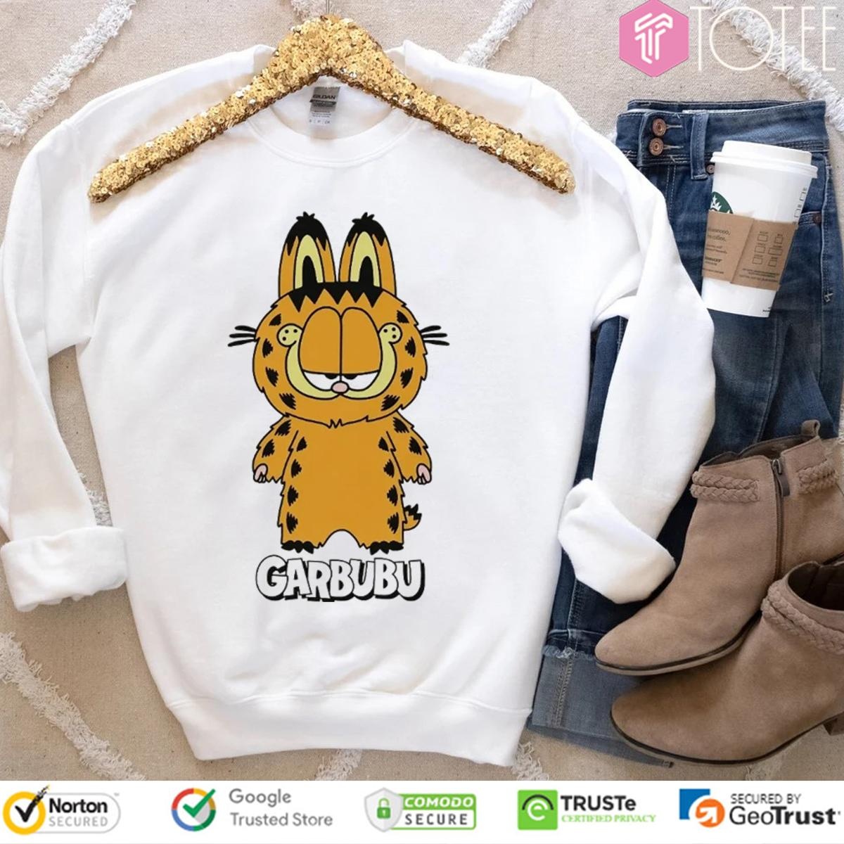 Garbubu Parody Garfield Labubu sweatshirt