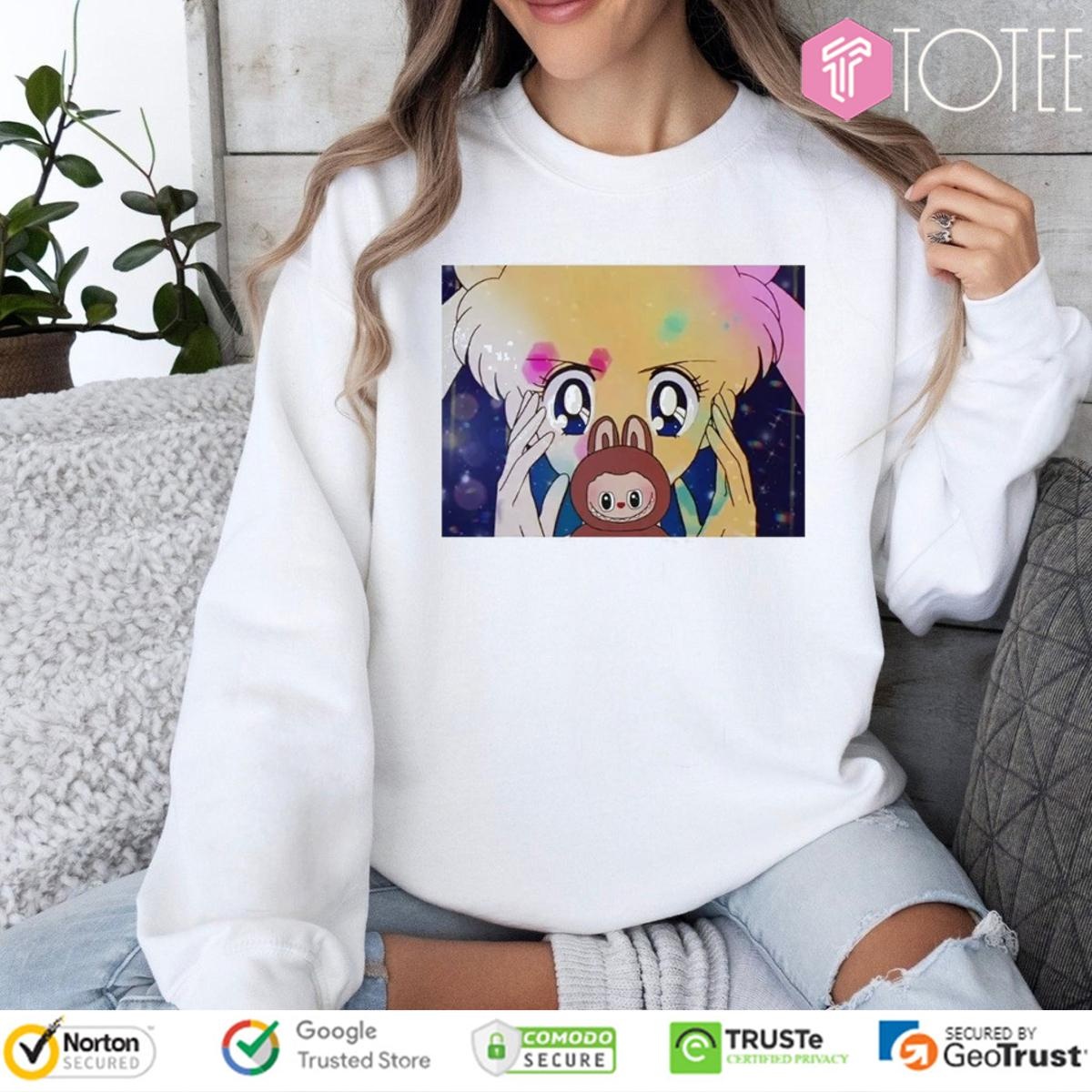 Sailor Moon And Labubu sweatshirt