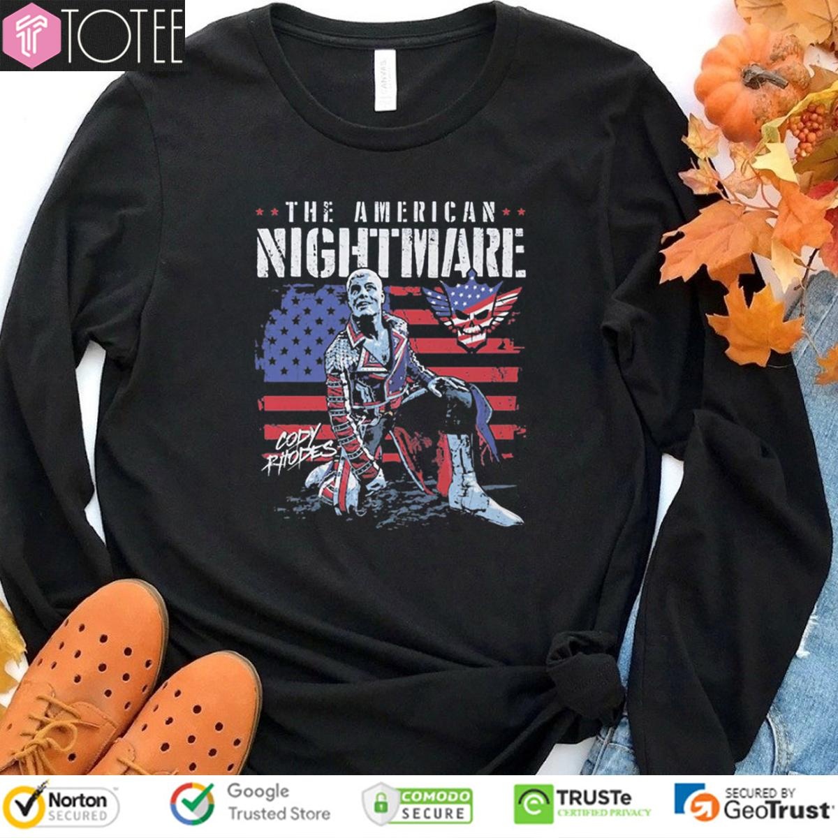 The American Nightmare Cody Rhodes American Flag sweatshirt