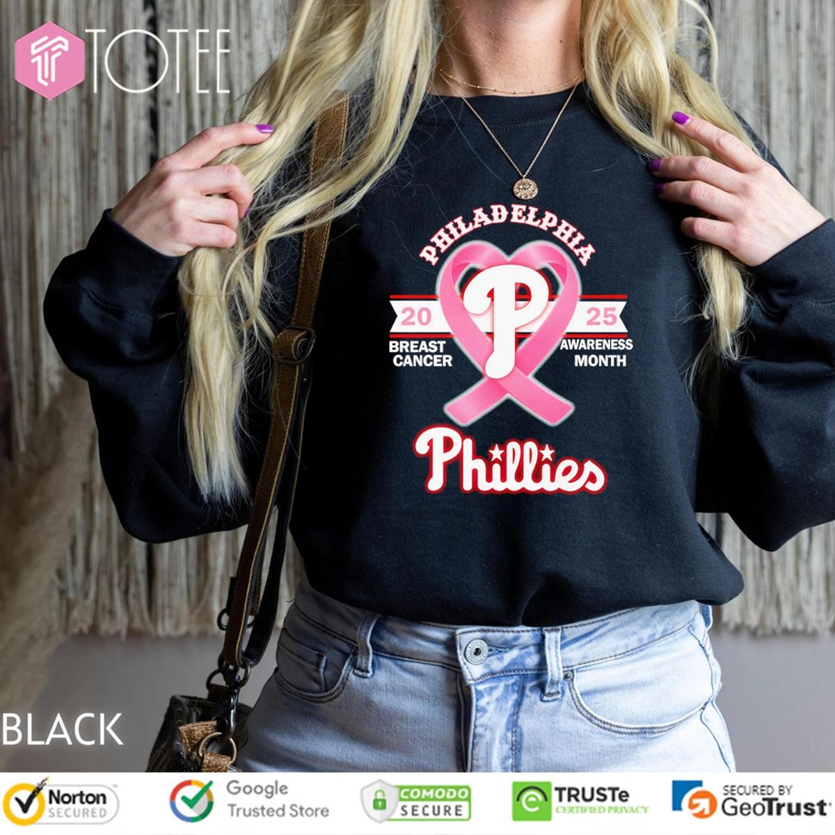 2025 Breast Cancer Awareness Month Philadelphia Phillies Baseball sweatshirt