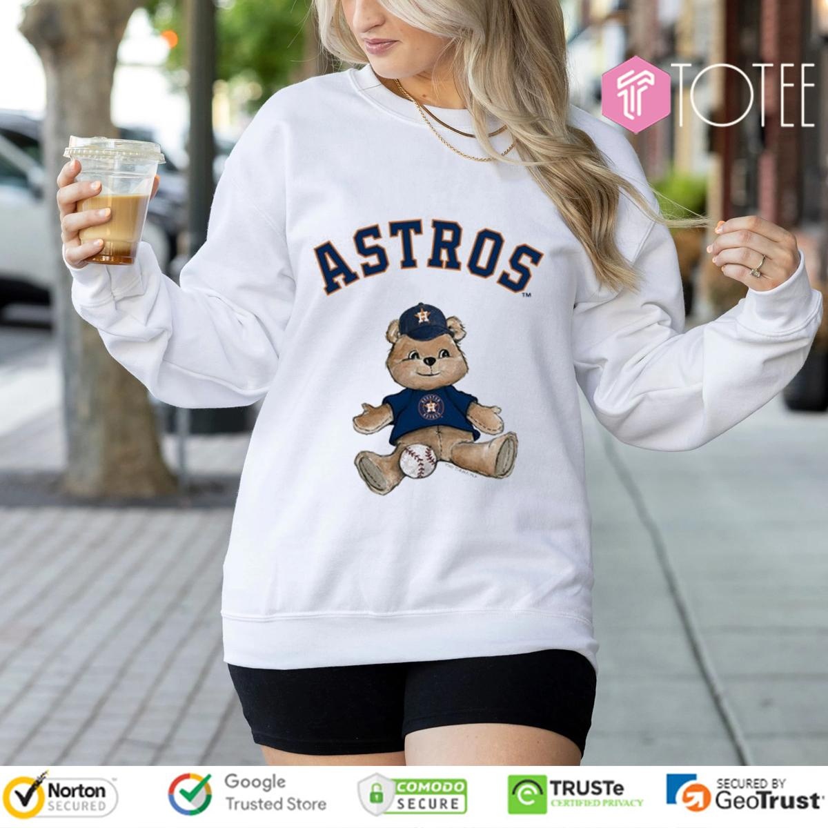 Houston Astros Tiny Turnip Teddy Bear sweatshirt