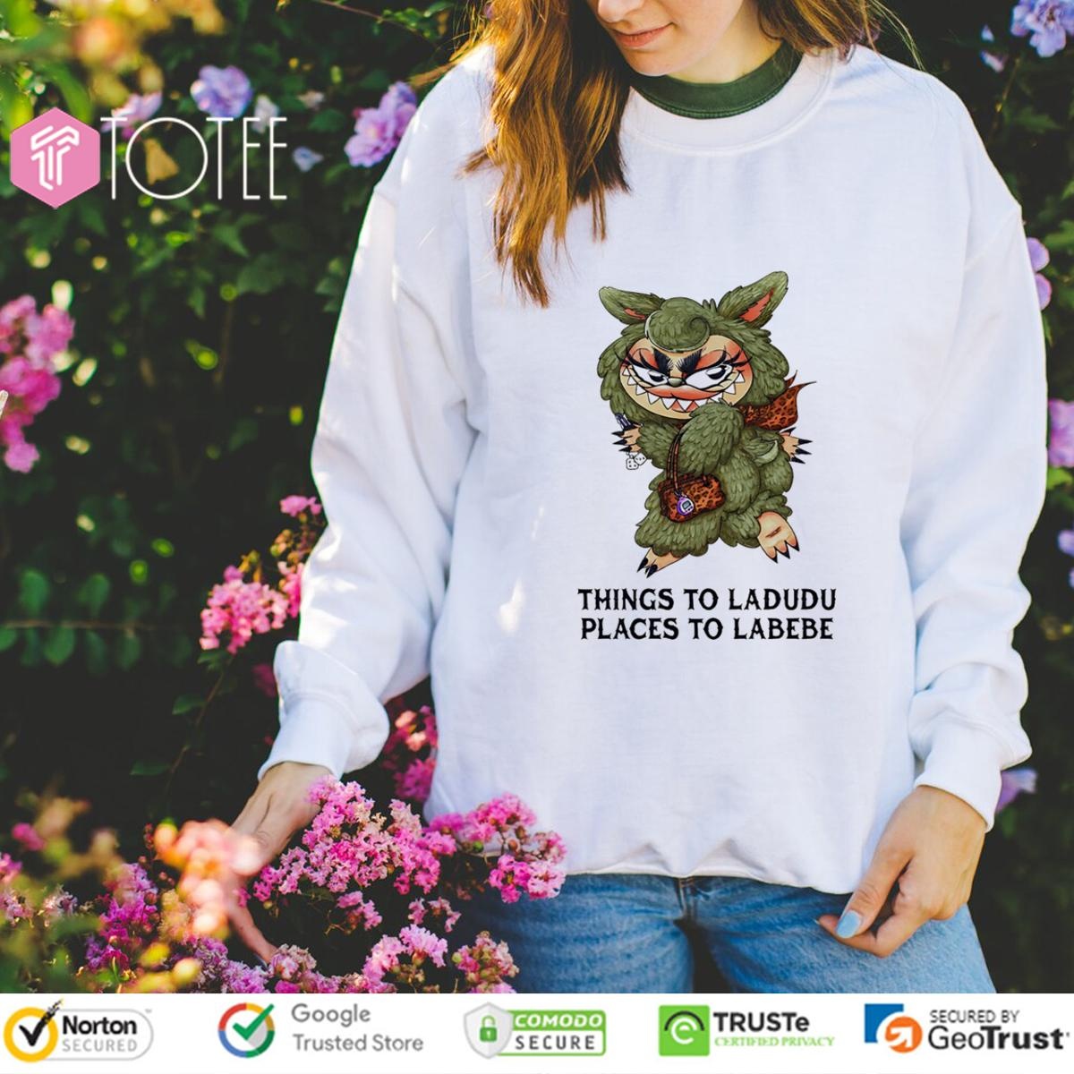 Labubu Things To Ladudu Places To Labebe sweatshirt