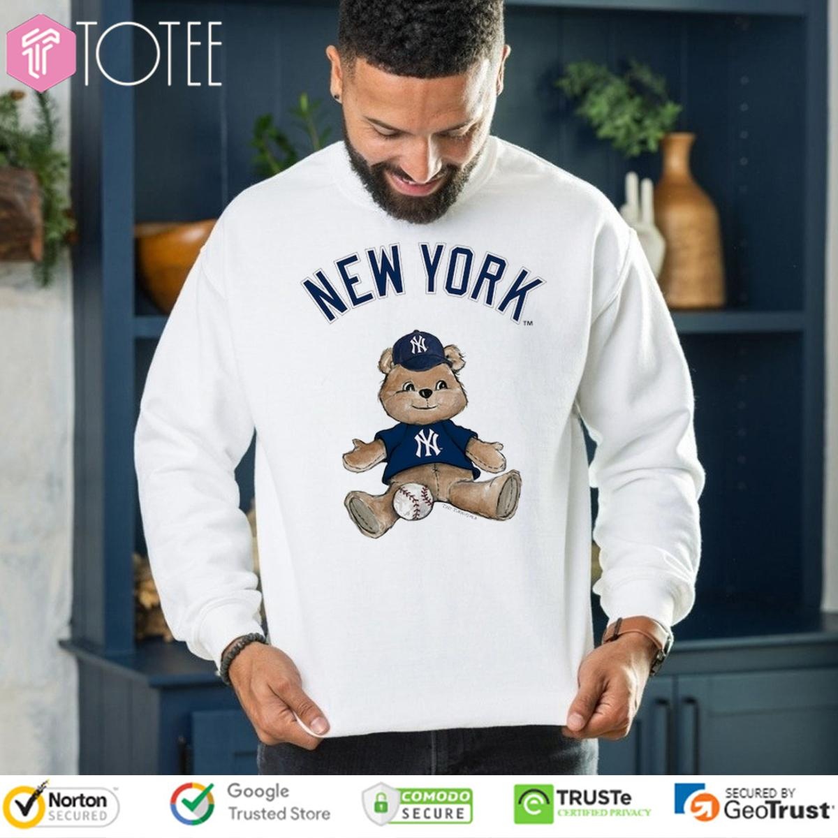 New York Yankees Baseball X Tiny Turnip Teddy Bear sweatshirt