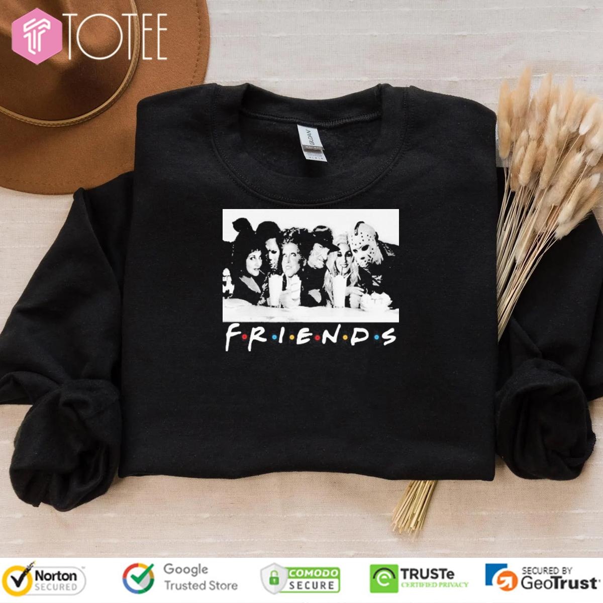 Friends Horror Characters Halloween sweatshirt